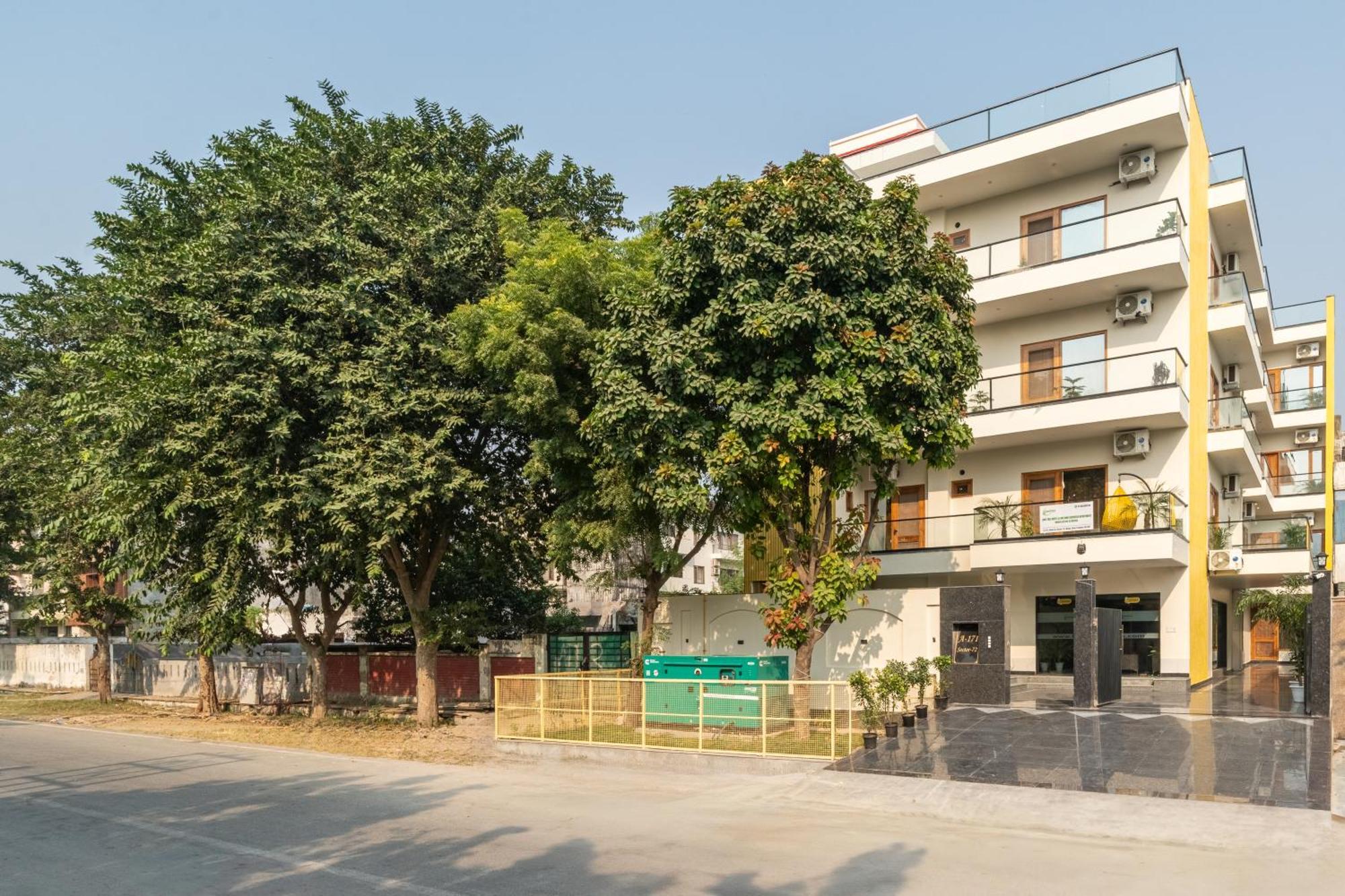 Lime Tree Hotel & One Bhk Serviced Apartment Noida - Sector 50 Metro Exterior foto